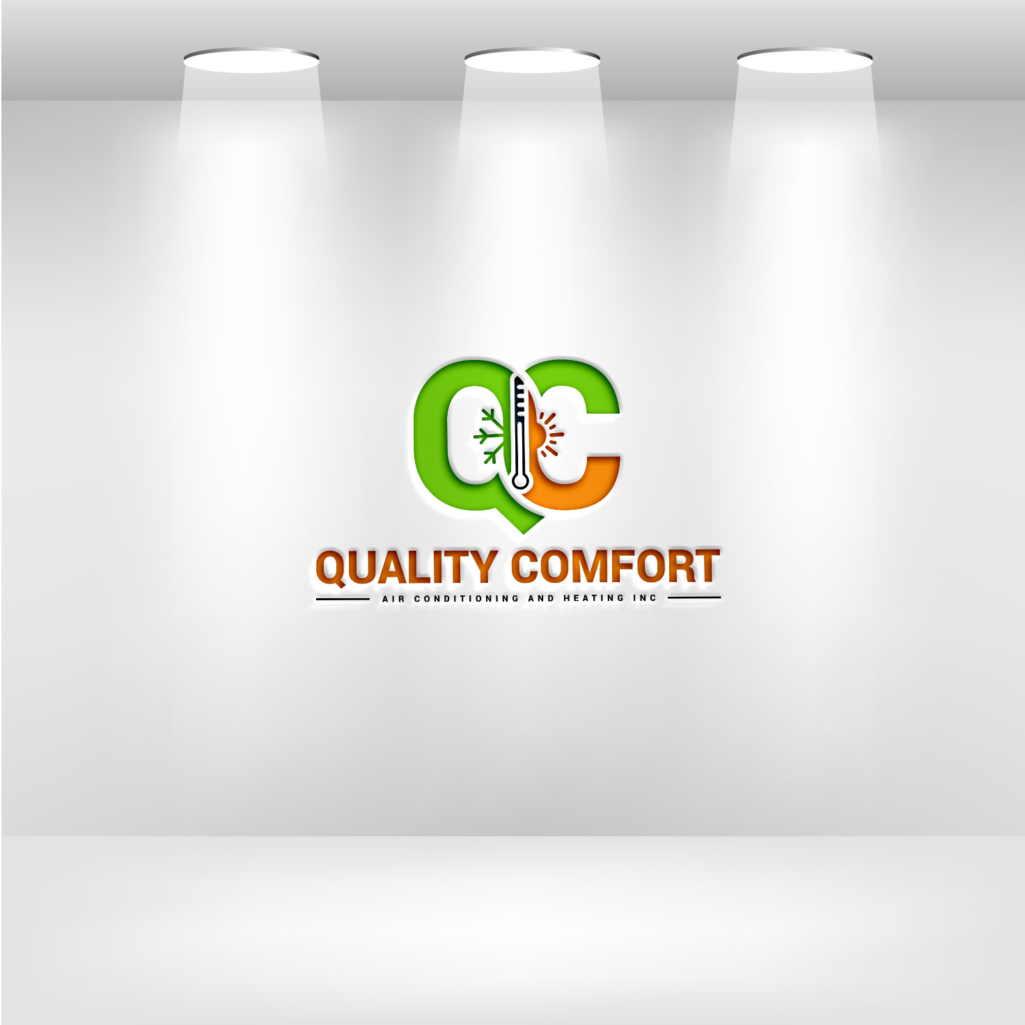 Design de Logo par AyaanArt pour Quality Comfort Air Conditioning And Heating Inc.  | Design #30815927