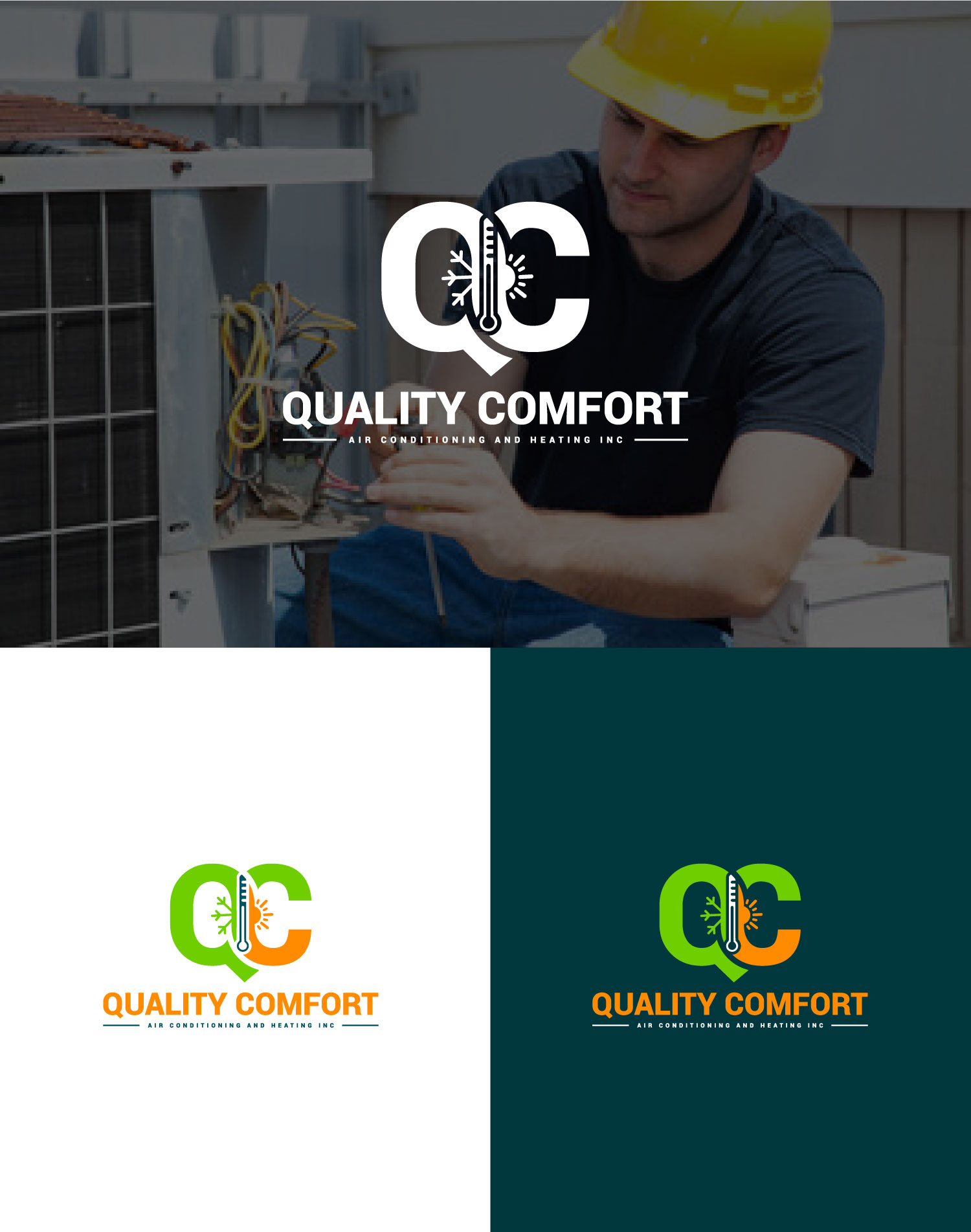 Design de Logo par AyaanArt pour Quality Comfort Air Conditioning And Heating Inc.  | Design #30815928
