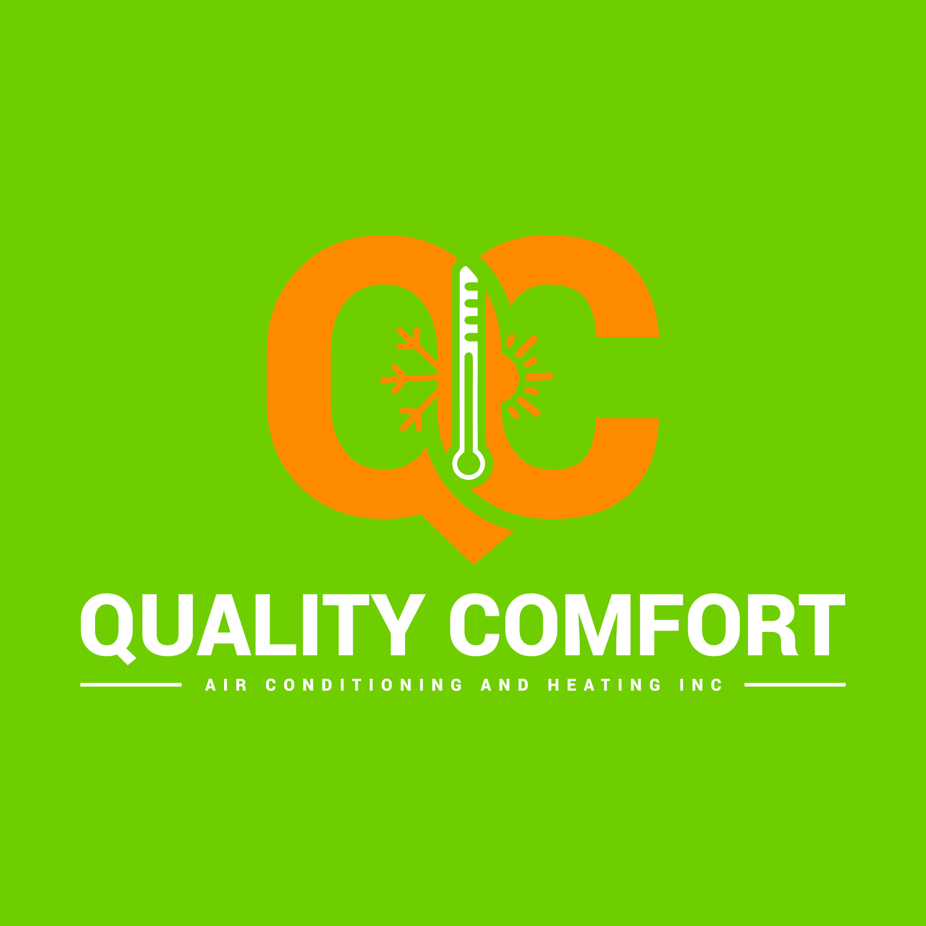 Logo Design by AyaanArt for Quality Comfort Air Conditioning And Heating Inc.  | Design #30833582