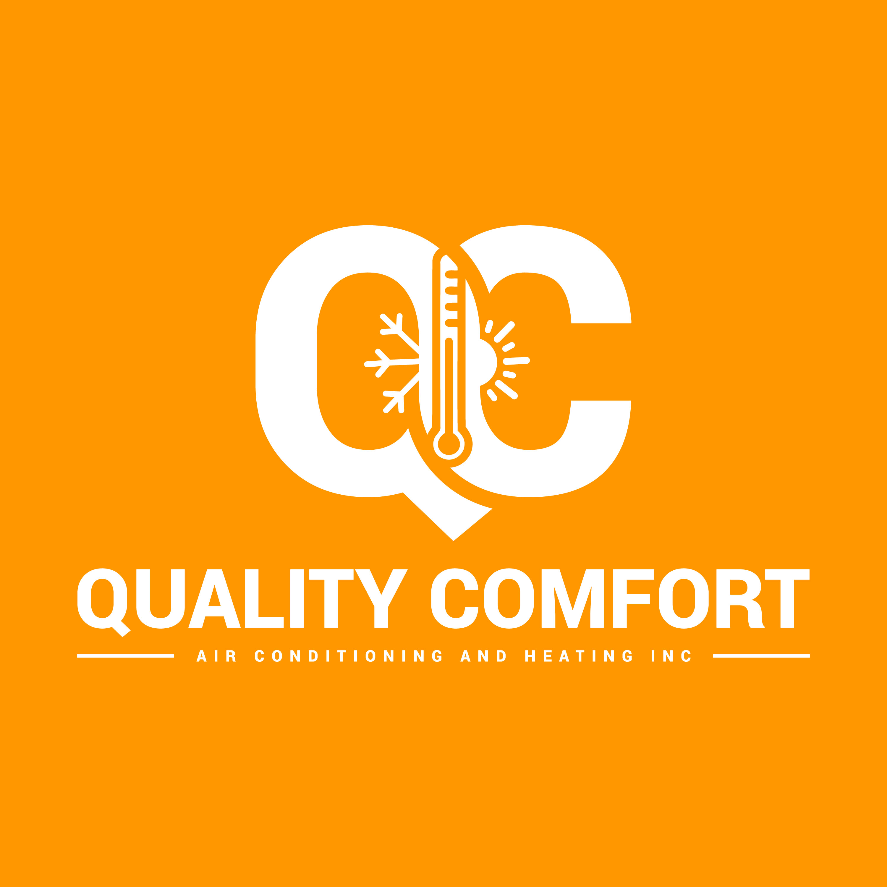 Logo Design by AyaanArt for Quality Comfort Air Conditioning And Heating Inc.  | Design #30833643