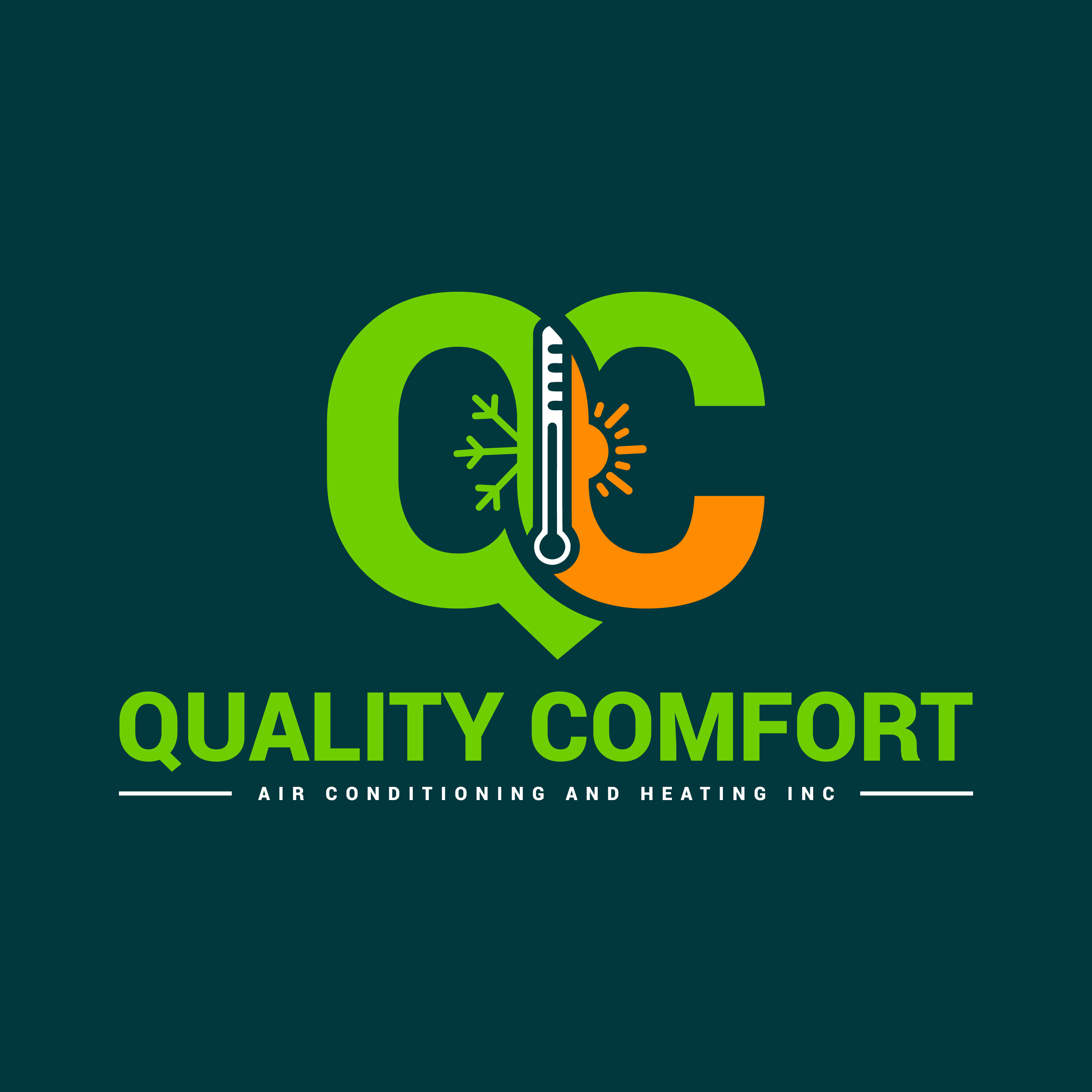 Design de Logo par AyaanArt pour Quality Comfort Air Conditioning And Heating Inc.  | Design #30836574