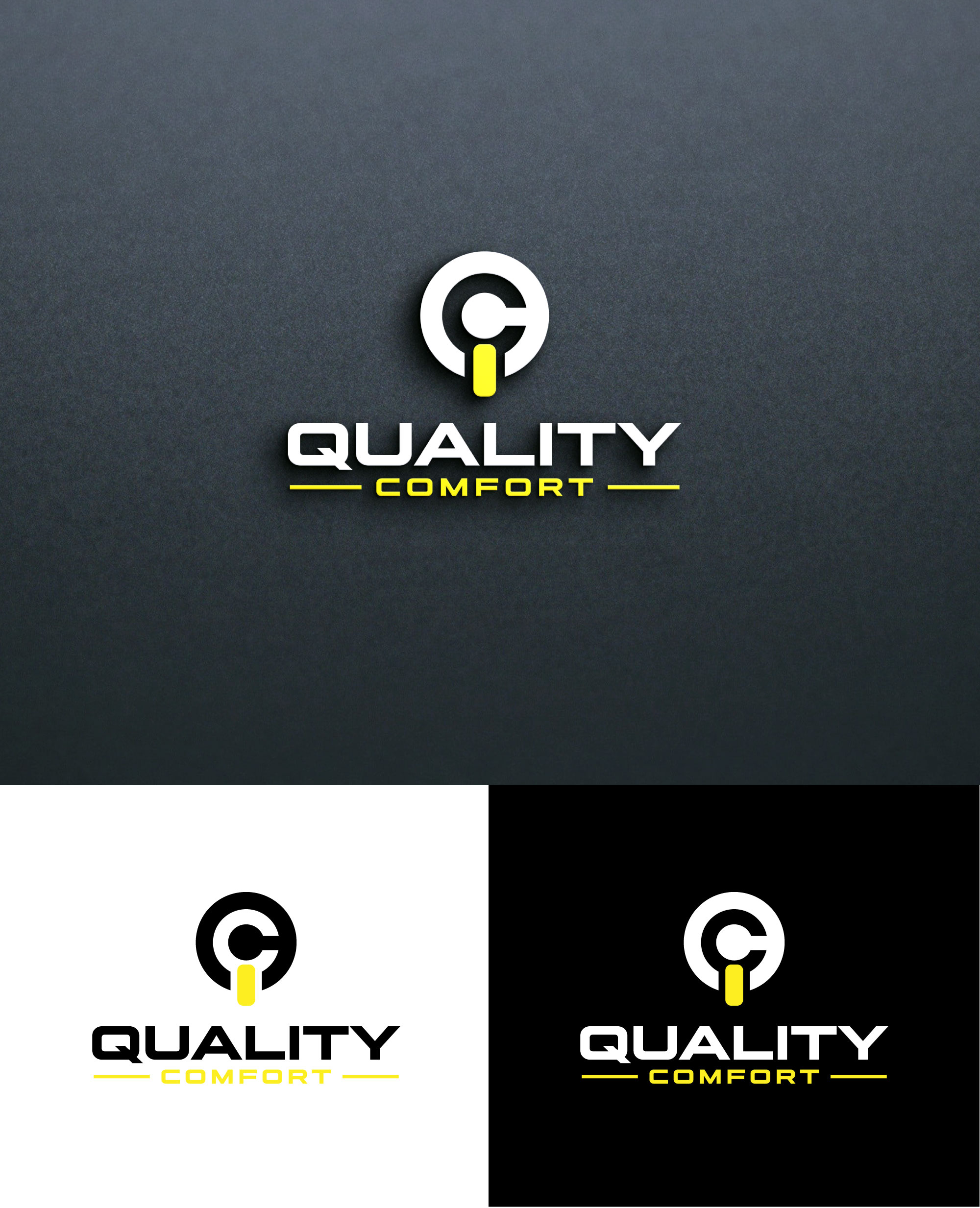 Logo Design by DoYel art for Quality Comfort Air Conditioning And Heating Inc.  | Design #30754478