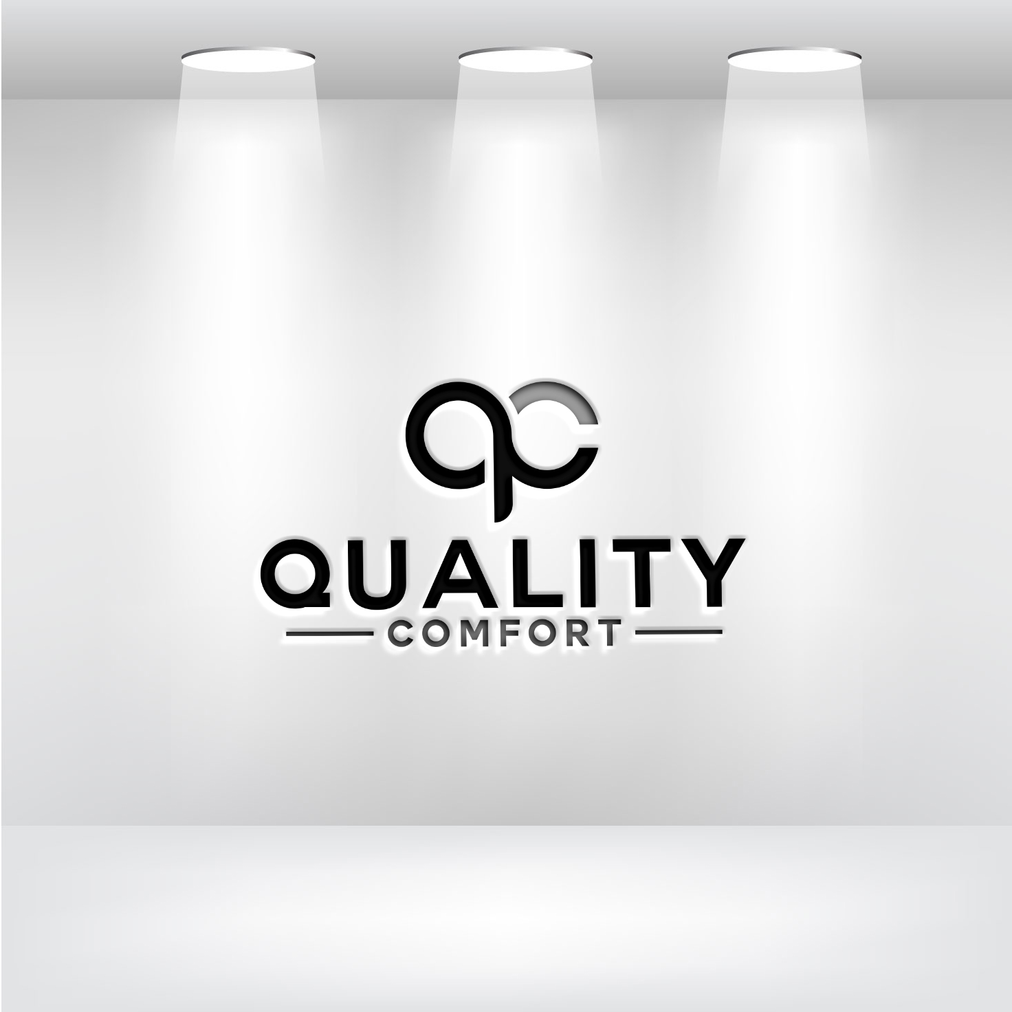 Logo Design by DoYel art for Quality Comfort Air Conditioning And Heating Inc.  | Design #30754599