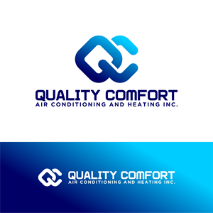 Logo Design by Dewi Ratih for Quality Comfort Air Conditioning And Heating Inc.  | Design #30756808