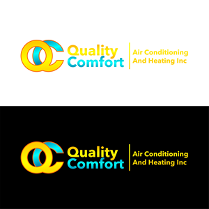 Logo Design by Hanif Logo's for Quality Comfort Air Conditioning And Heating Inc.  | Design #30752058