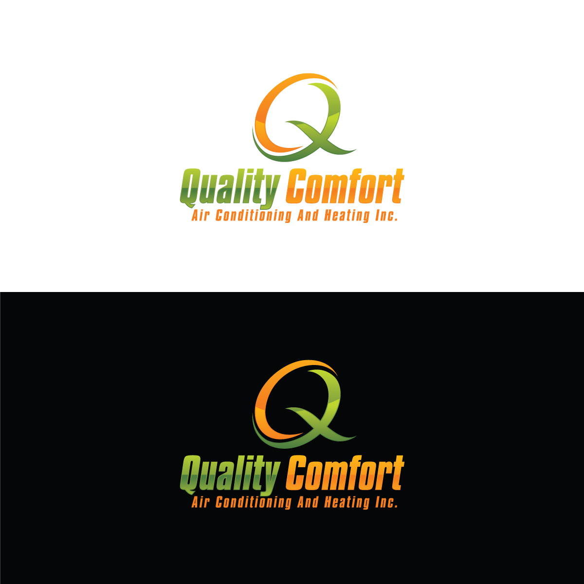 Logo Design by prodesigns99 for Quality Comfort Air Conditioning And Heating Inc.  | Design #30754407