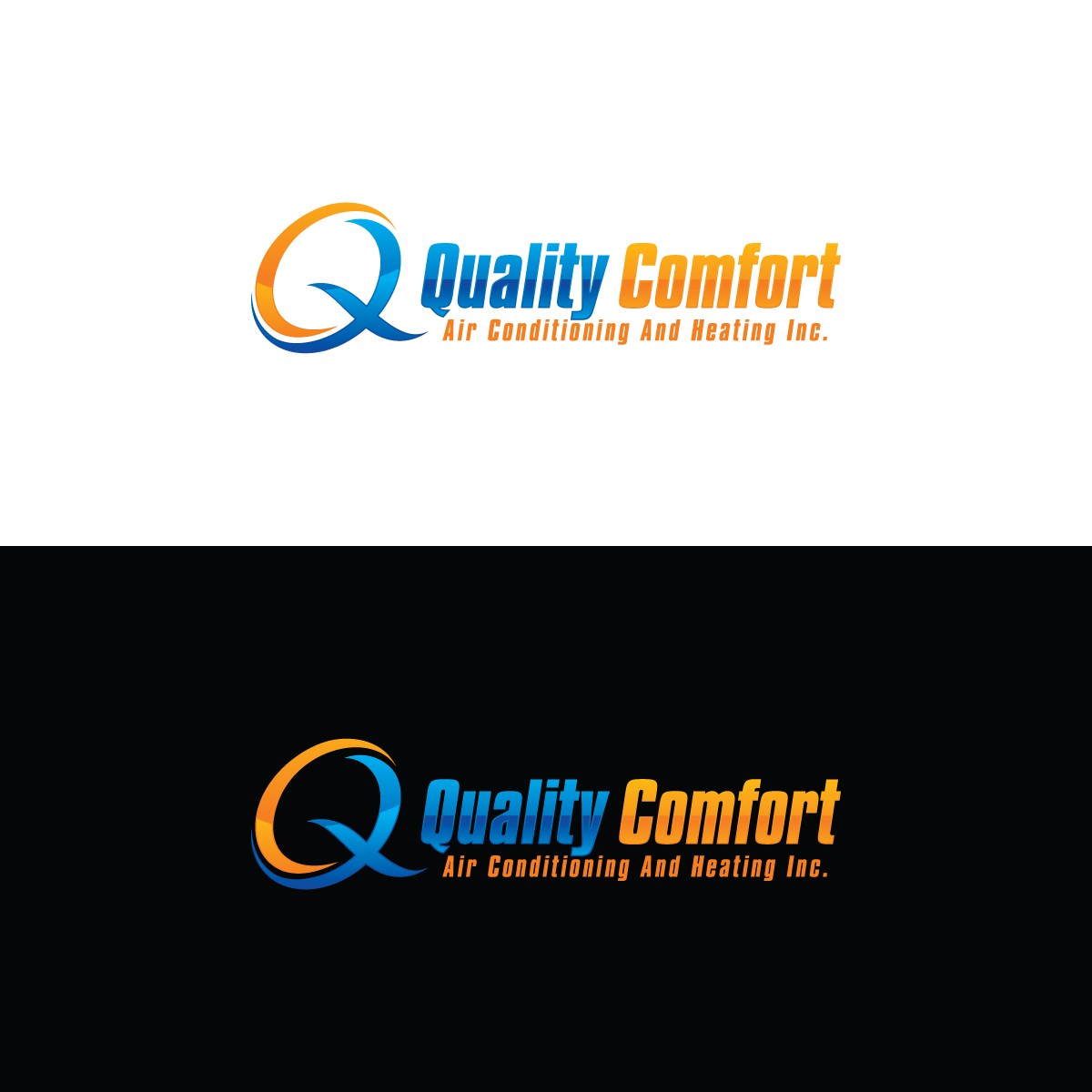 Logo Design by prodesigns99 for Quality Comfort Air Conditioning And Heating Inc.  | Design #30756319