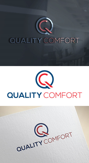 Logo Design by AB design ..... for Quality Comfort Air Conditioning And Heating Inc.  | Design: #30756042