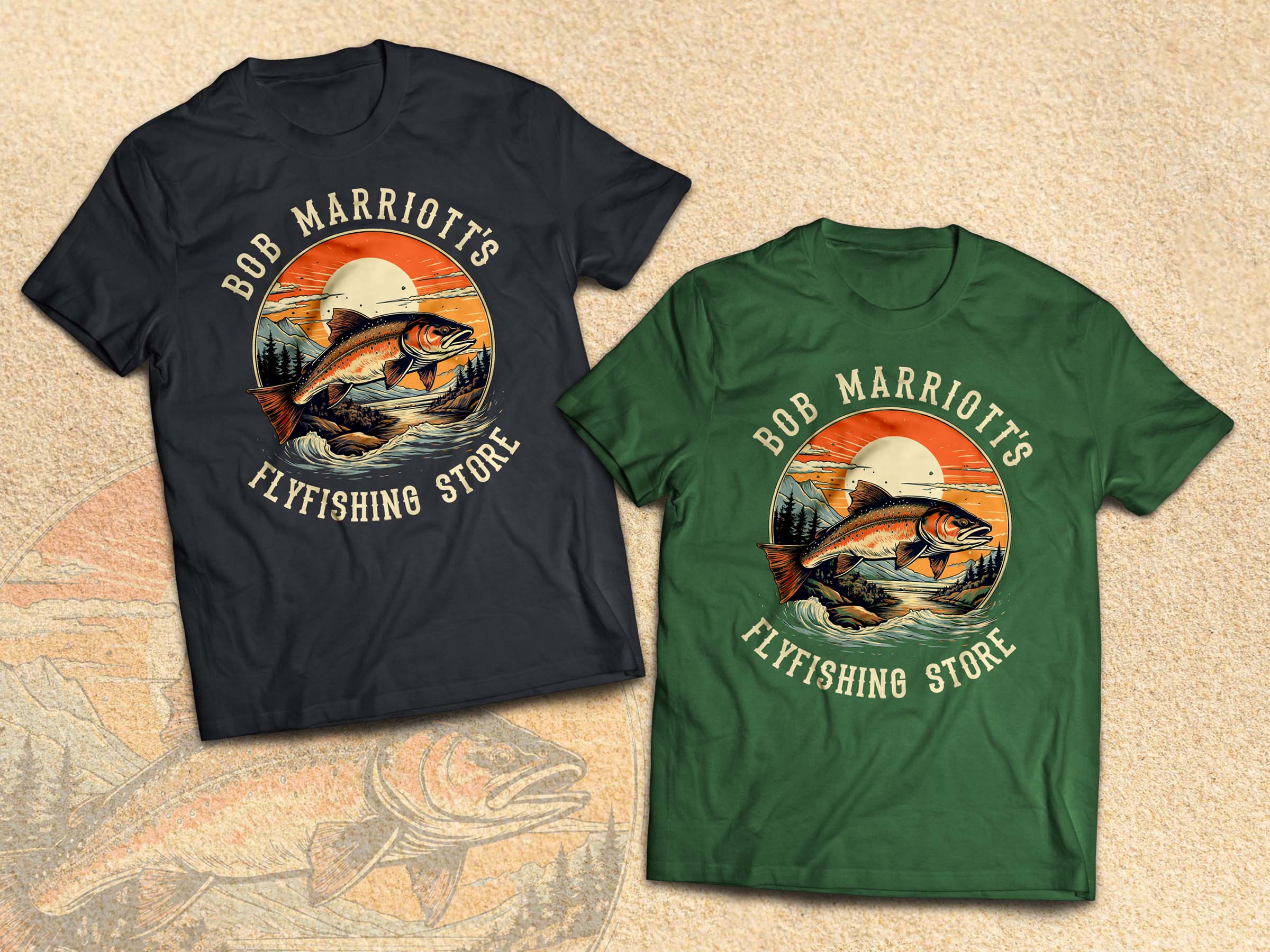 T-shirt Design by Lumen Branding for Bob Marriott's Flyfishing Store | Design #30816686