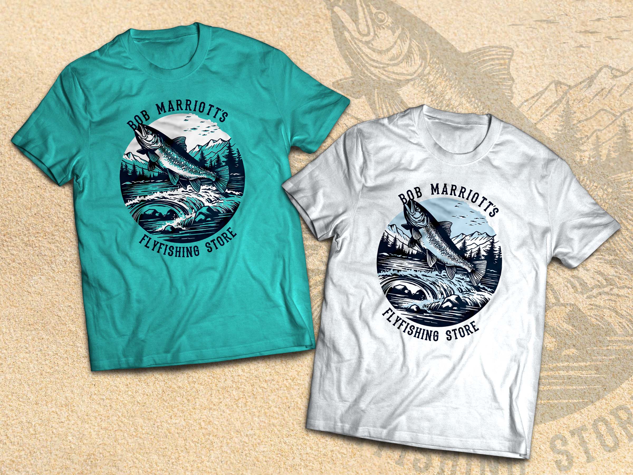 T-Shirt-Design von Lumen Branding für Bob Marriott's Flyfishing Store | Design #30816790