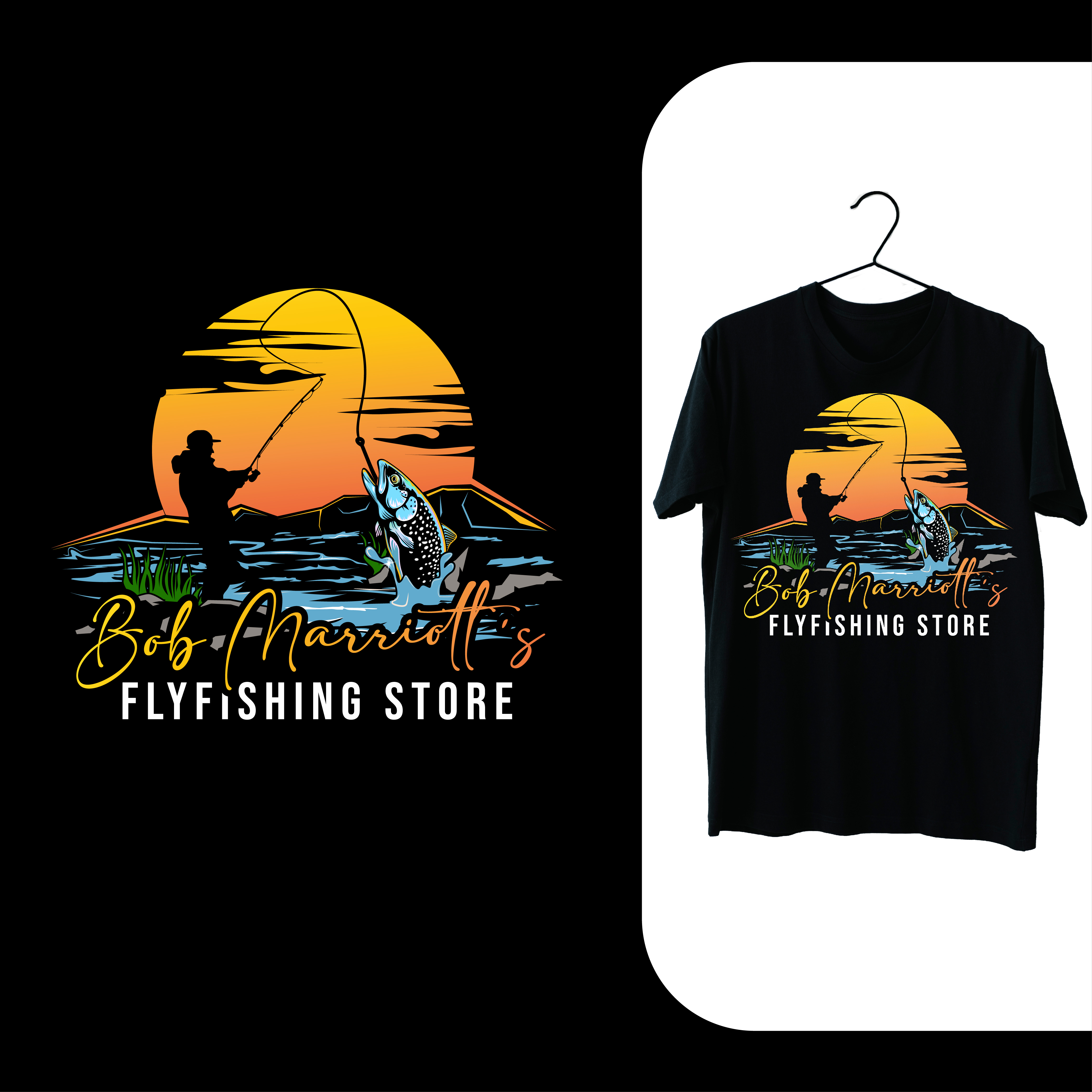 T-shirt Design by VisionCraft for Bob Marriott's Flyfishing Store | Design #30800456