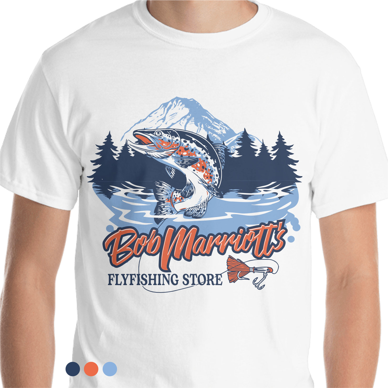 T-Shirt-Design von Yakuza20 für Bob Marriott's Flyfishing Store | Design #30825772
