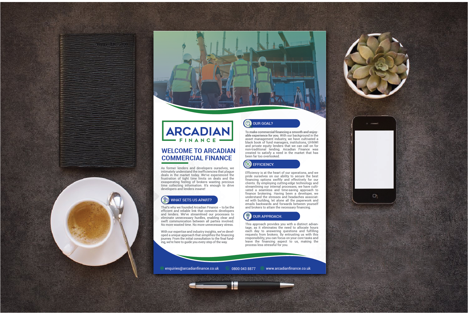 Brochure Design by alex989 for this project | Design #30762661