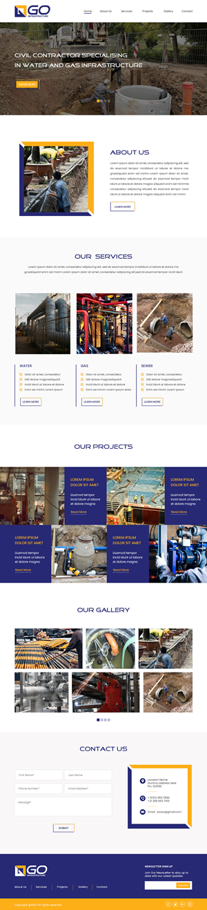 Web Design by Creations Box 2015 for this project | Design #30760899