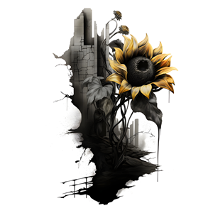 Flowers in the darkest parts of you
