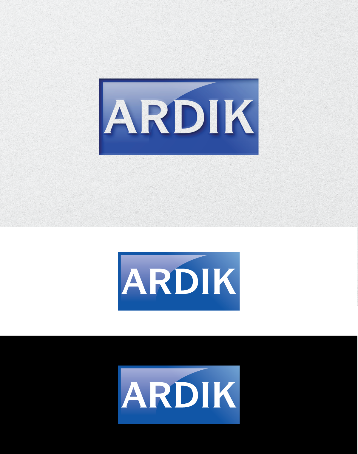Logo Design by Digi_Design555 for Ardik Glass | Design #30772490