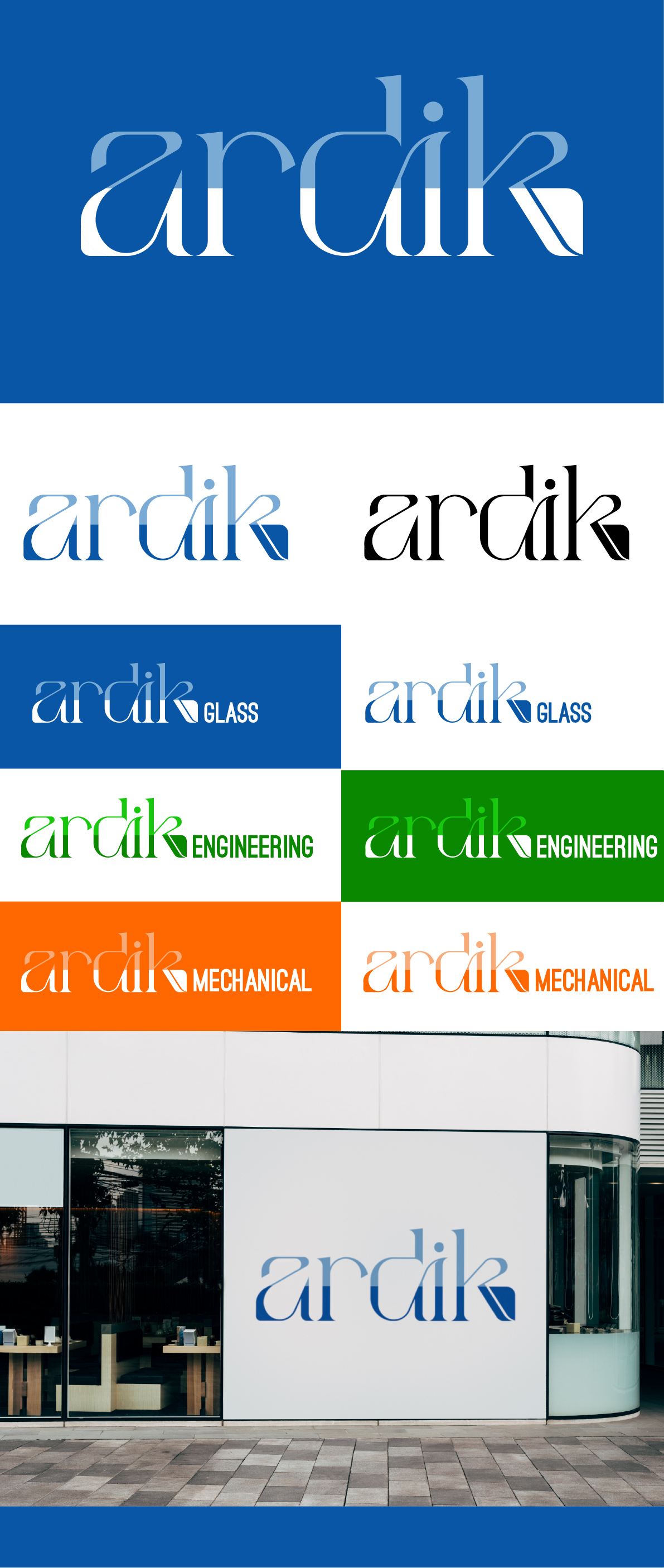Logo Design by M.M for Ardik Glass | Design #30778131