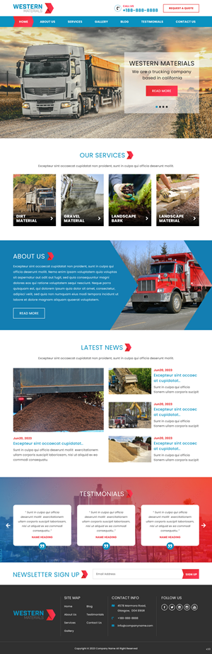 Web Design par pb pour ONEELEVEN | Design : #30770920
