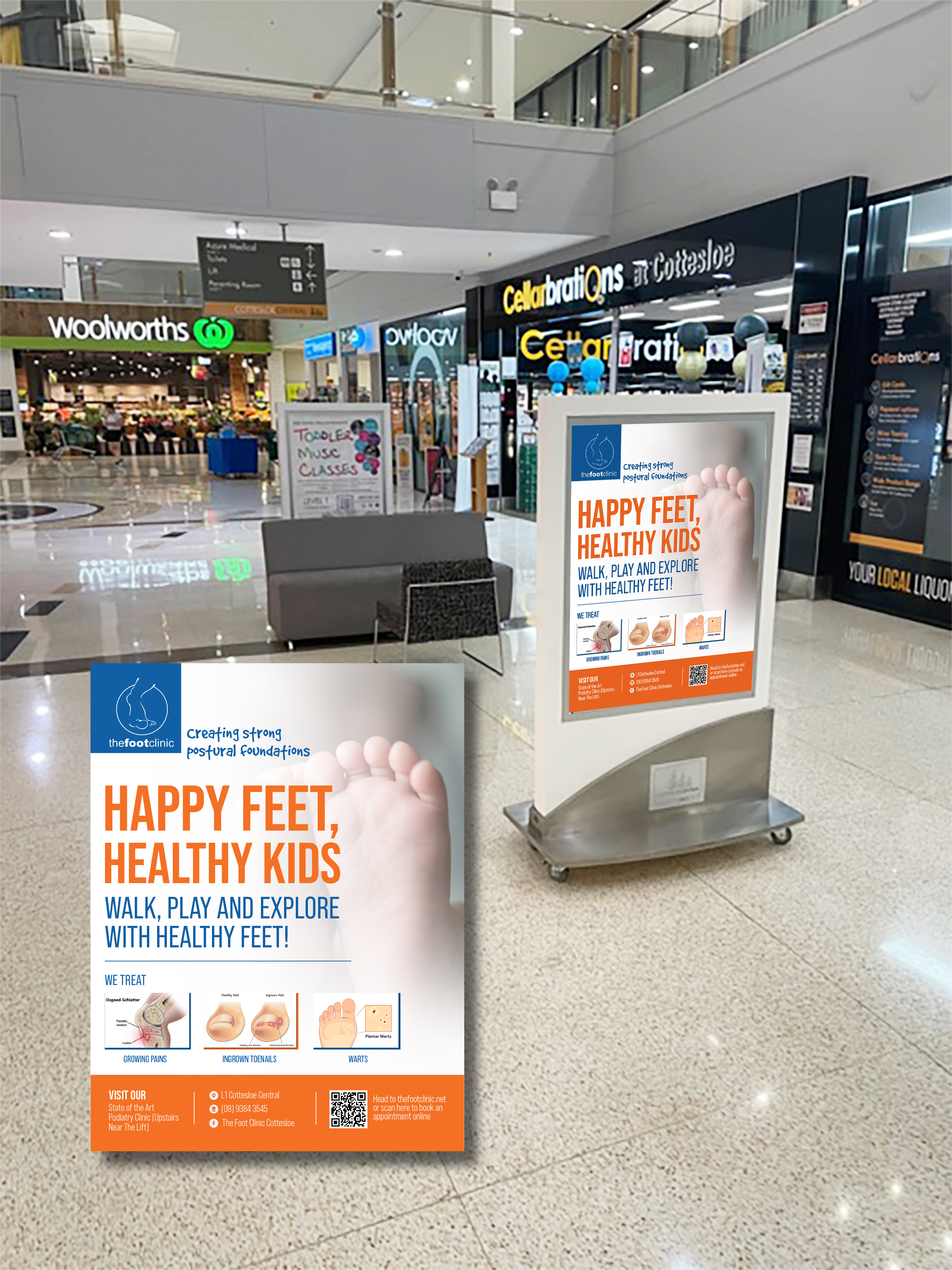 Poster Design by Design By Muila for The Foot Clinic | Design #30773997