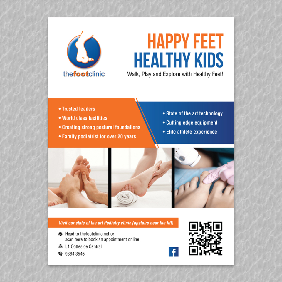 Poster Design by YourLogoMaster for The Foot Clinic | Design #30769278