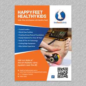 Poster Design by YourLogoMaster for The Foot Clinic | Design: #30769279
