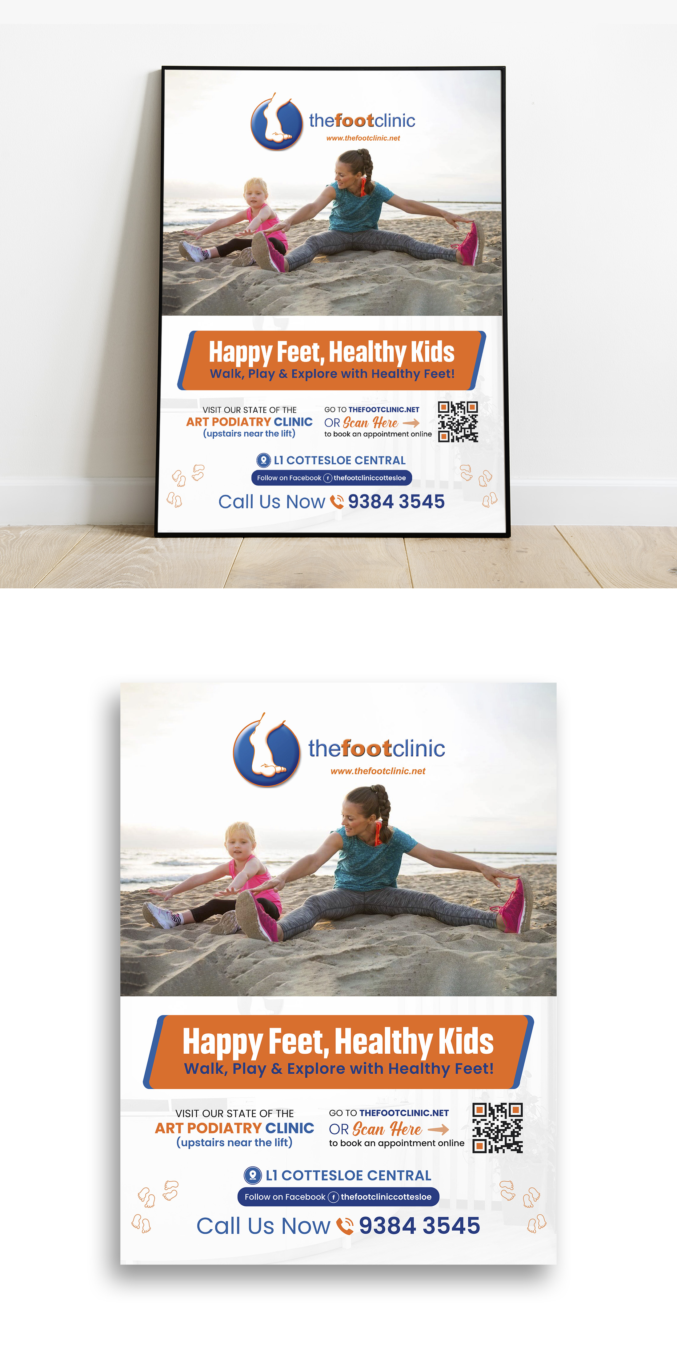 Poster Design by debdesign for The Foot Clinic | Design #30775398