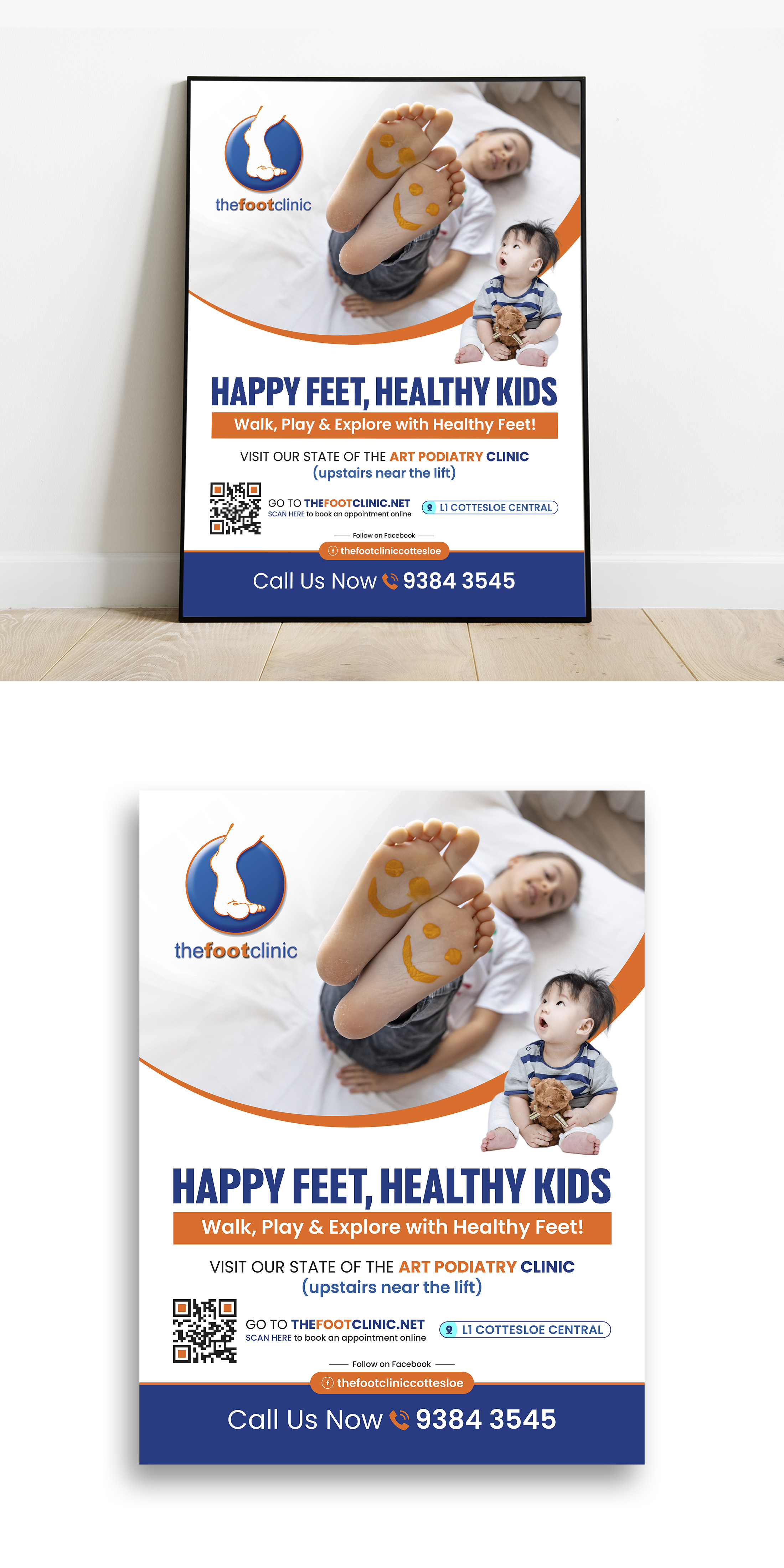 Diseño de Póster por debdesign para The Foot Clinic | Diseño #30775399