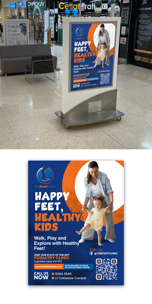 Poster Design by debdesign for The Foot Clinic | Design: #30776019