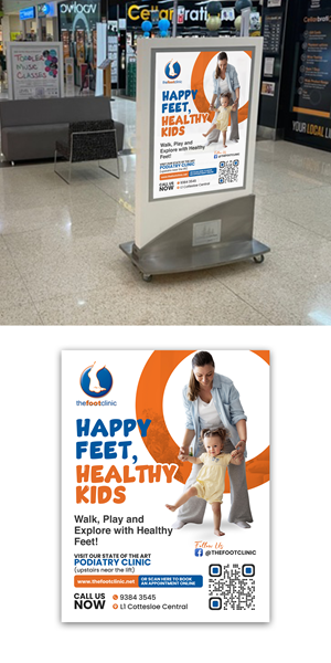 Poster Design by debdesign for The Foot Clinic | Design: #30776020