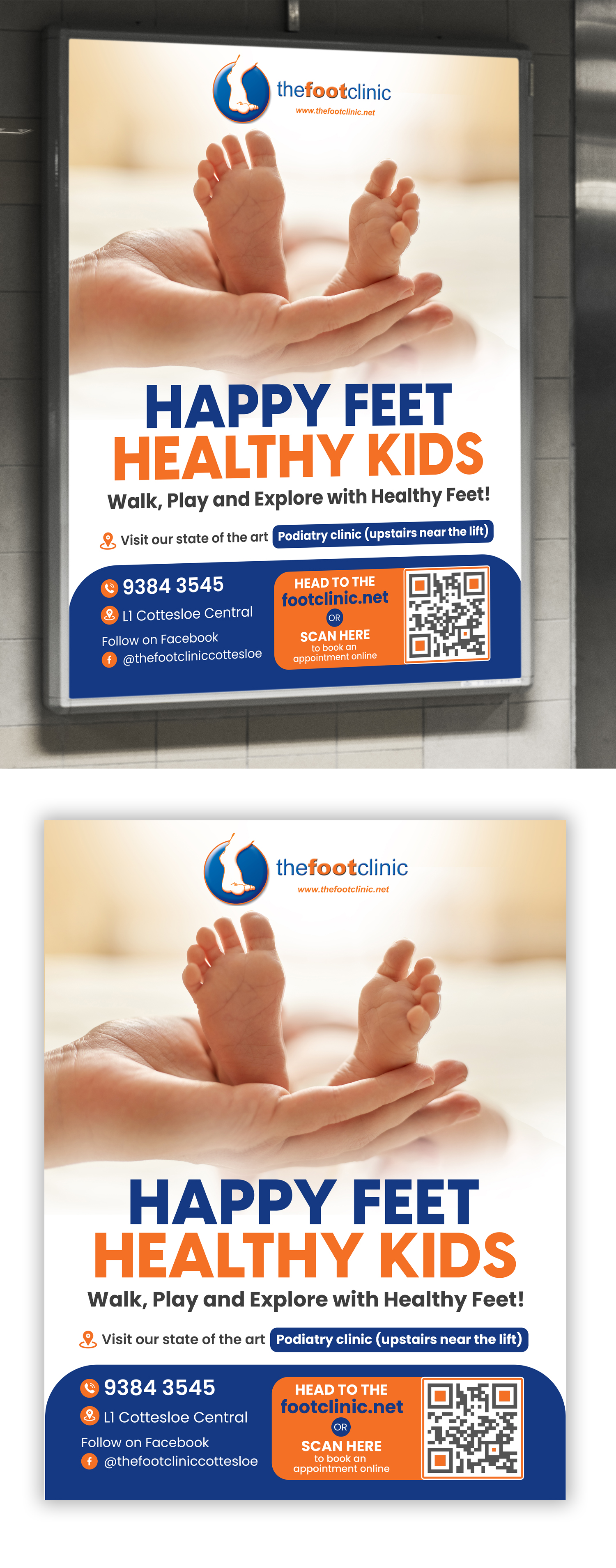 Poster Design by debdesign for The Foot Clinic | Design #30776044