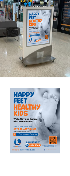 Poster Design by debdesign for The Foot Clinic | Design: #30776422