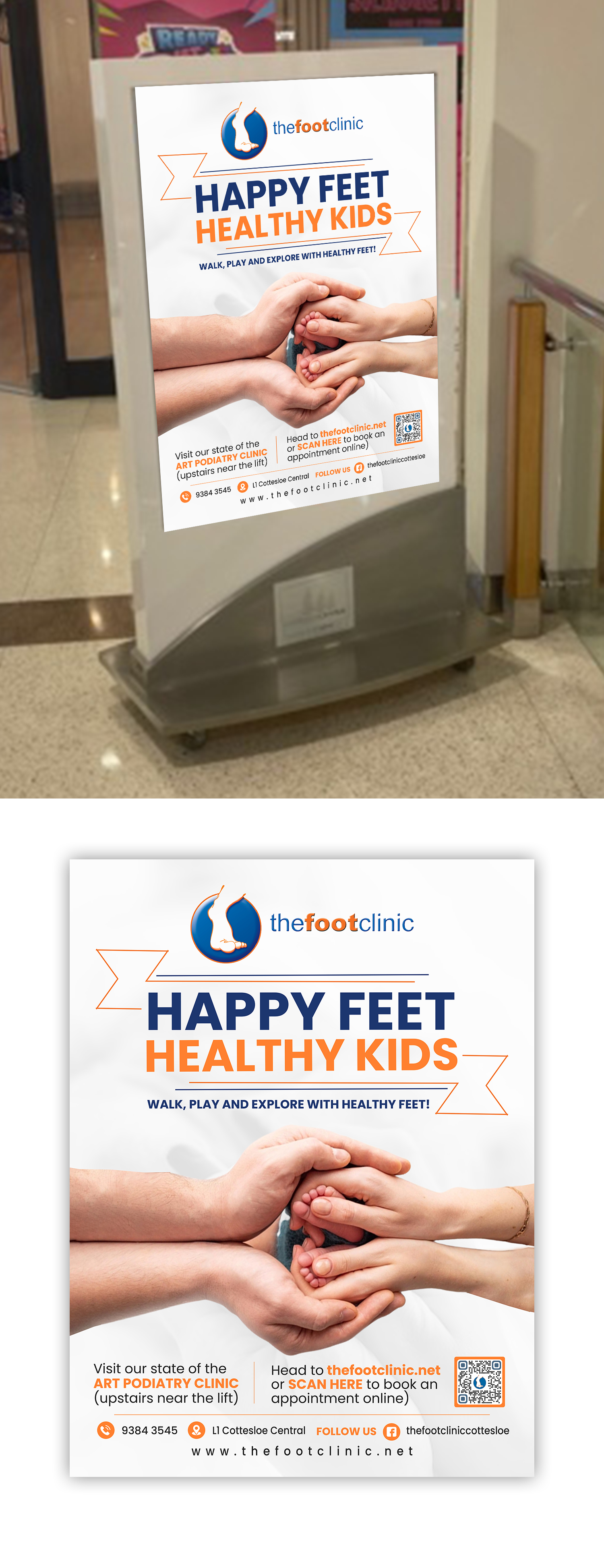 Diseño de Póster por debdesign para The Foot Clinic | Diseño #30779079