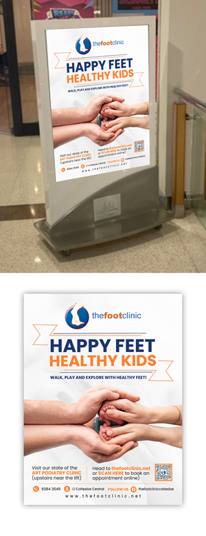 Poster Design by debdesign for The Foot Clinic | Design: #30779079