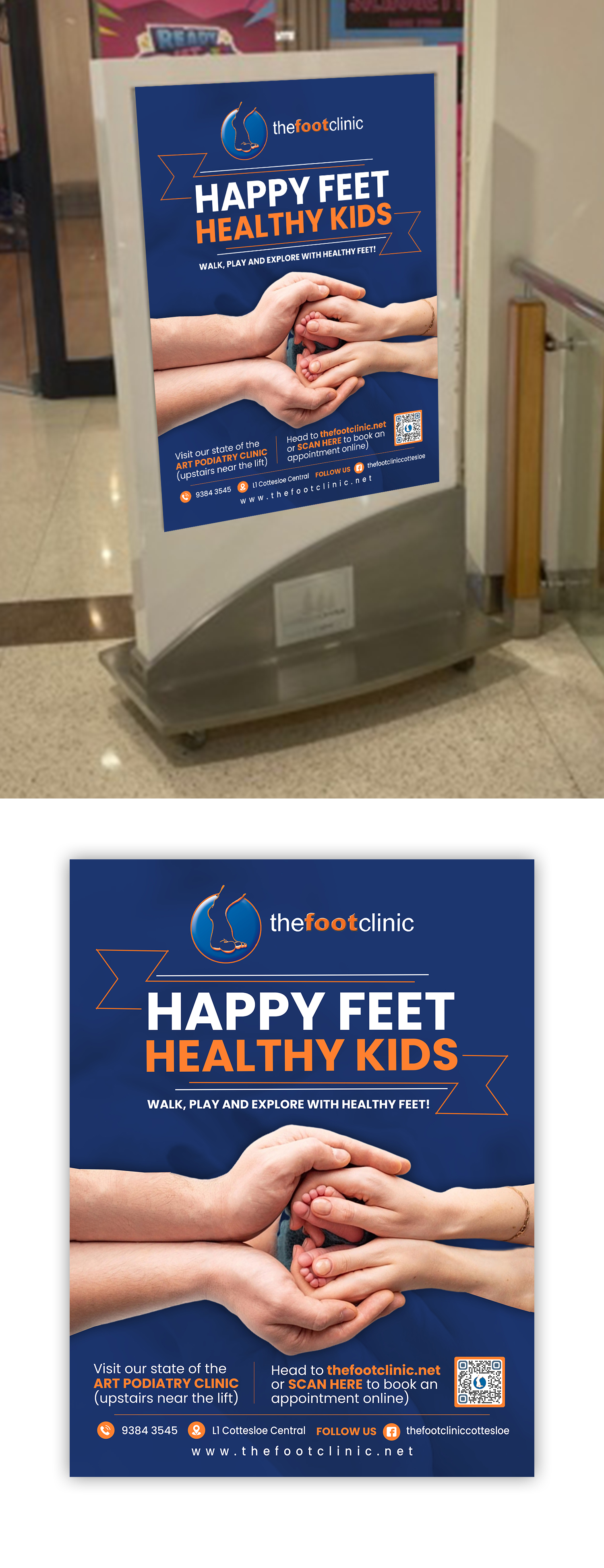 Poster Design by debdesign for The Foot Clinic | Design #30779080