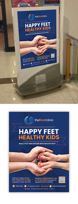 Poster Design by debdesign for The Foot Clinic | Design: #30779080