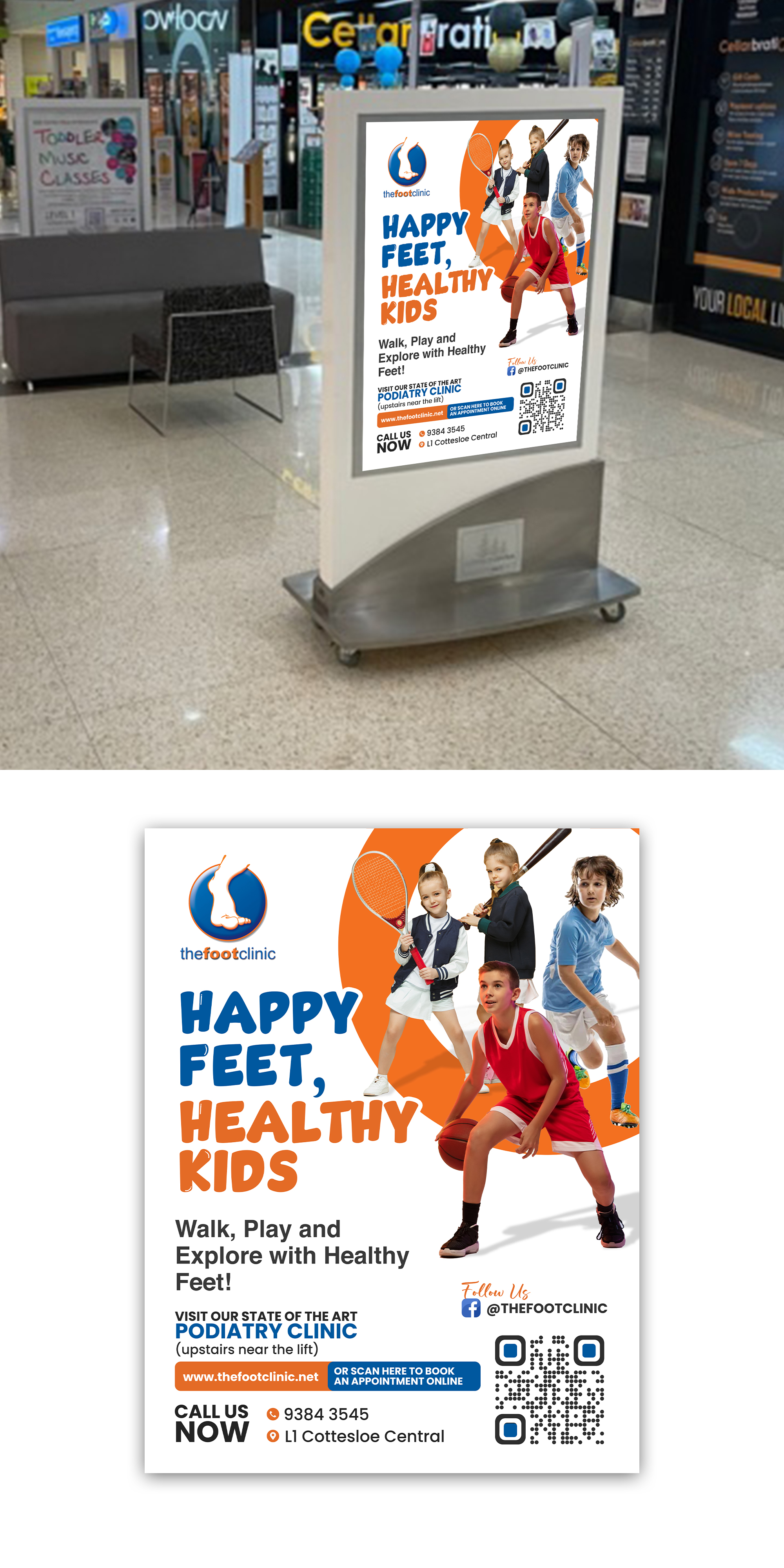 Poster Design by debdesign for The Foot Clinic | Design #30788300