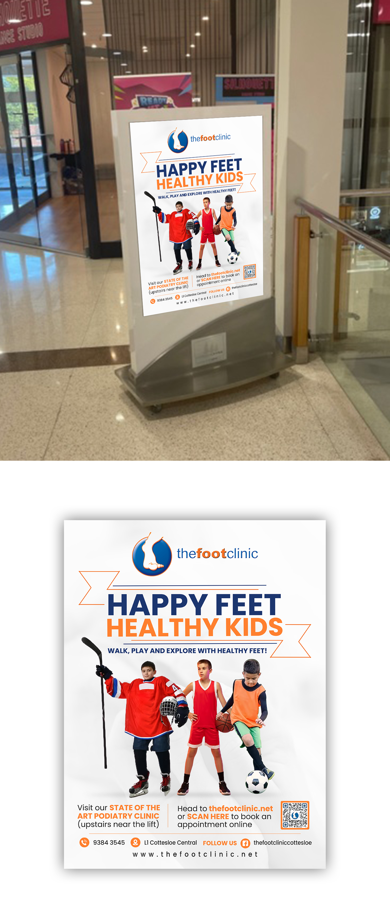 Diseño de Póster por debdesign para The Foot Clinic | Diseño #30788998