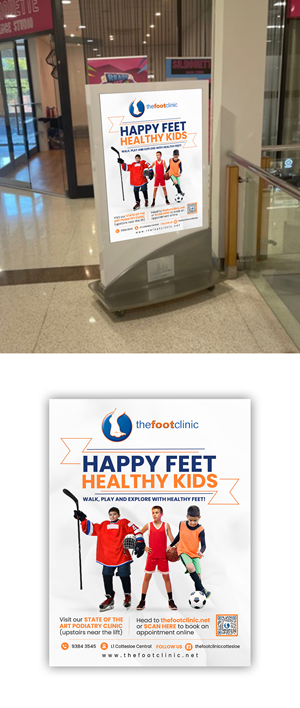 Poster Design by debdesign for The Foot Clinic | Design: #30788998