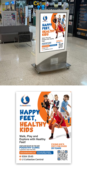 Poster Design by debdesign for The Foot Clinic | Design: #30805005