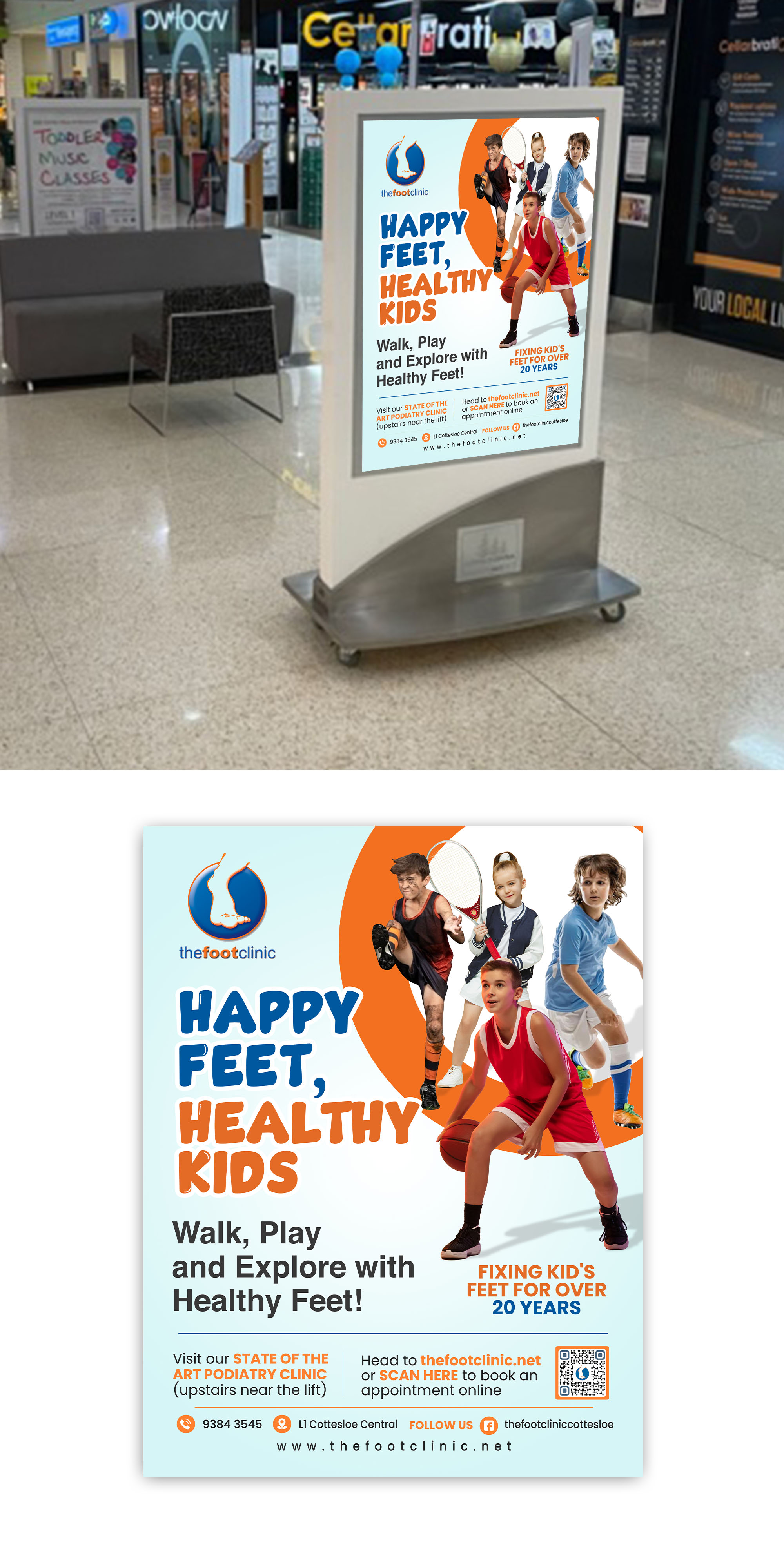 Poster Design by debdesign for The Foot Clinic | Design #30805381