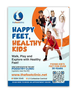 Poster Design by debdesign for The Foot Clinic | Design: #30805752