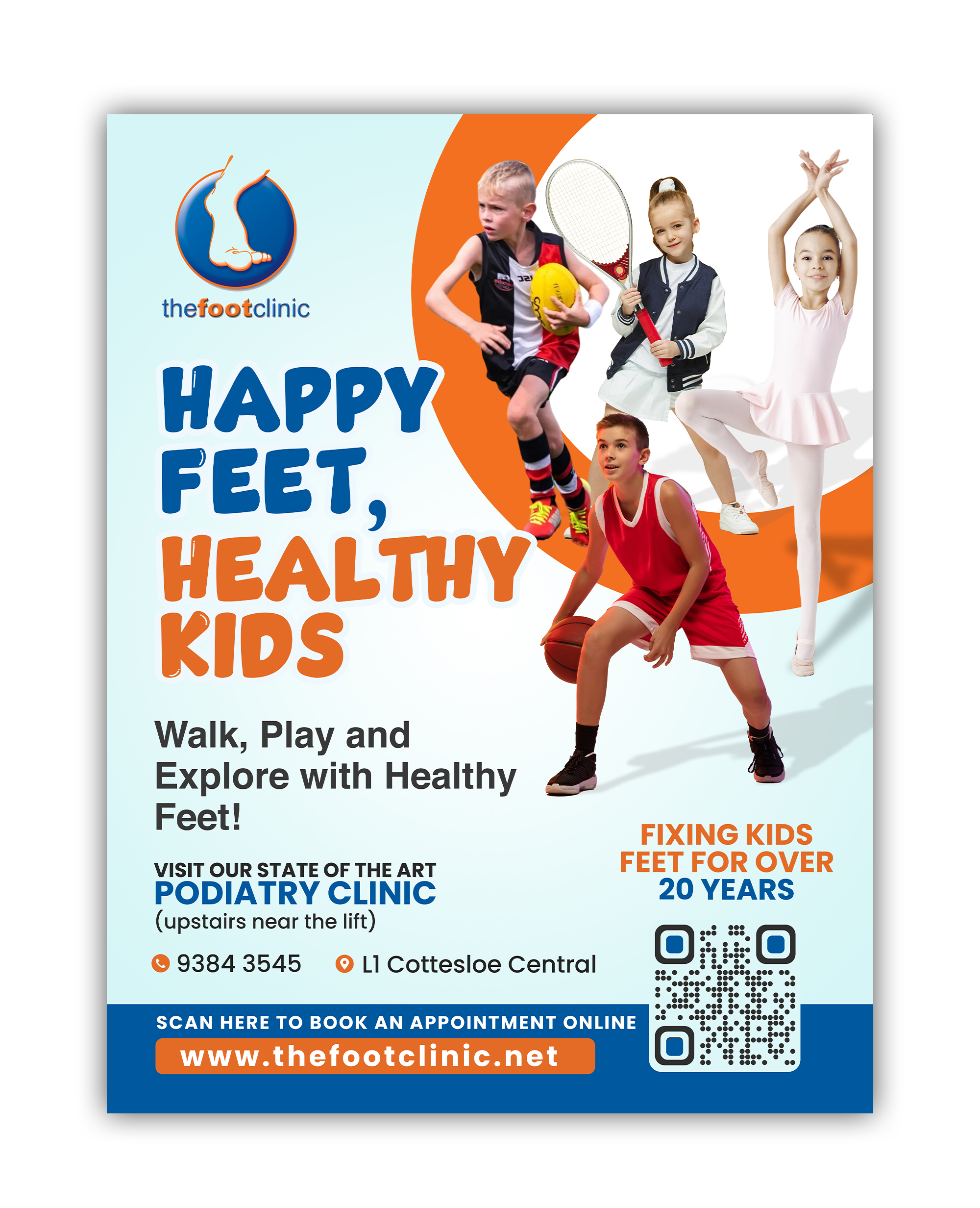 Poster Design by debdesign for The Foot Clinic | Design: #30817570