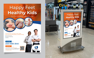 Poster Design by 3Guys for The Foot Clinic | Design: #30771994