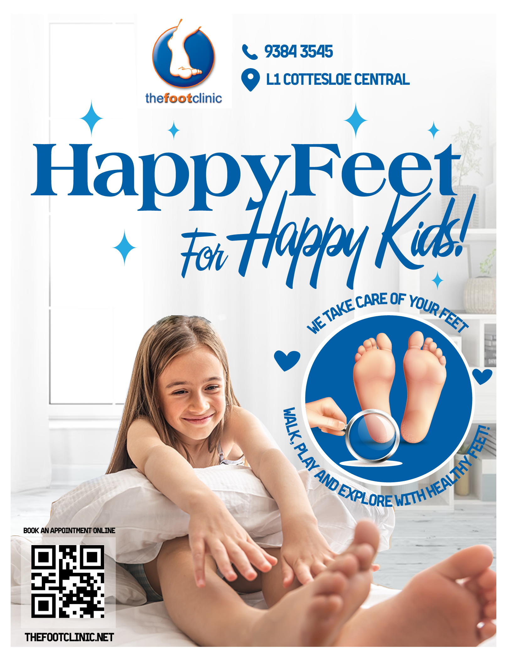 Diseño de Póster por Ngoc Pen para The Foot Clinic | Diseño #30810825