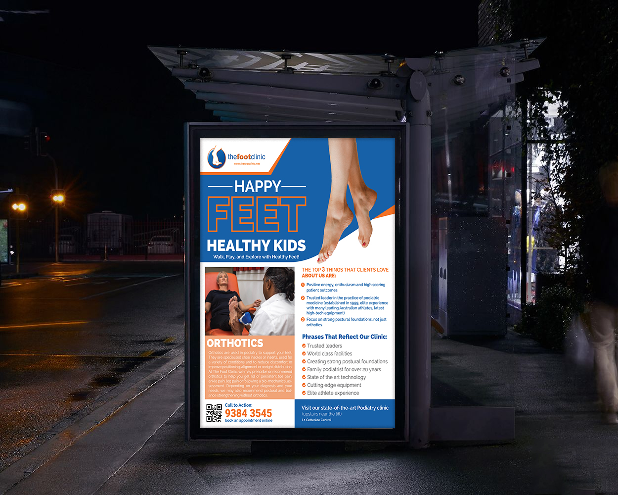 Diseño de Póster por Maxo-Biz para The Foot Clinic | Diseño #30814114