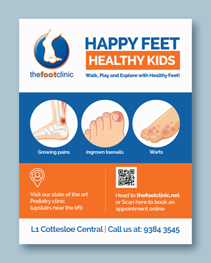 Poster Design by Graphic Guy for The Foot Clinic | Design #30777303