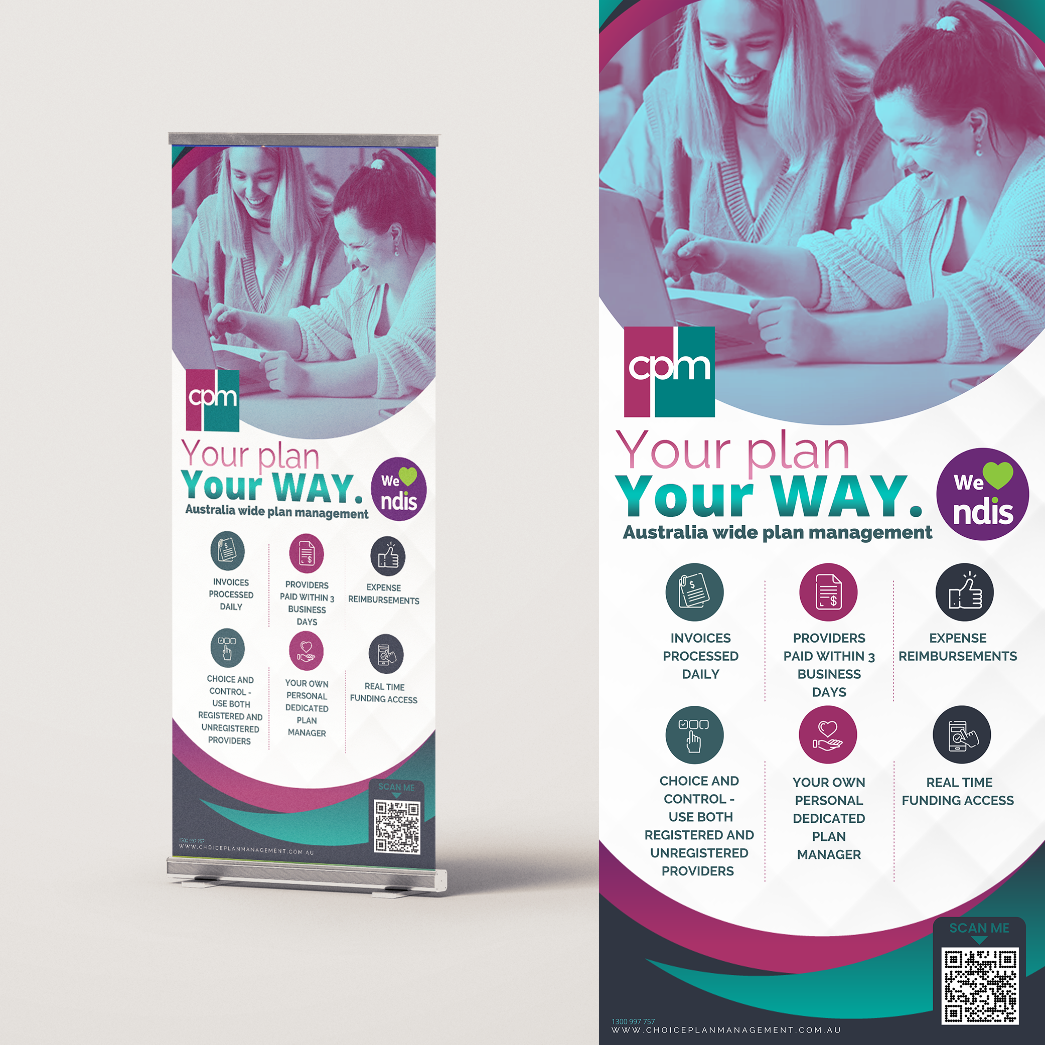 Signage Design by AP Creatives for Perfect Balance Financial Services | Design #30768341