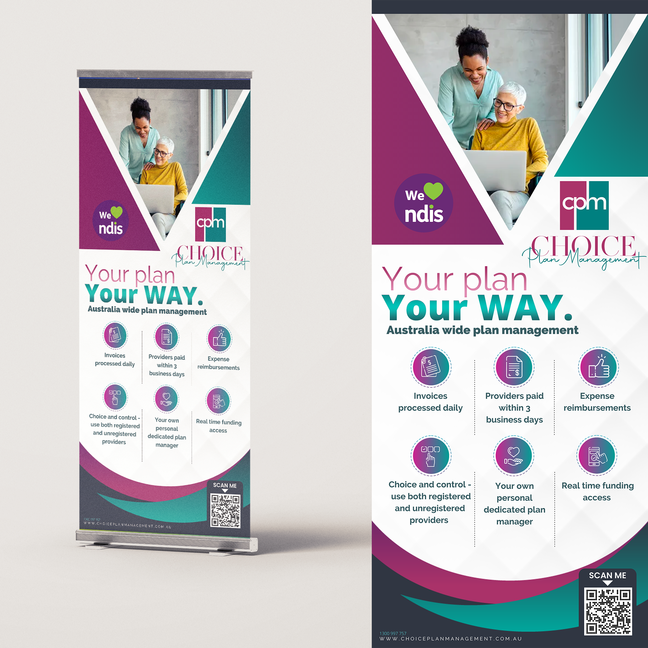 Signage Design by AP Creatives for Perfect Balance Financial Services | Design #30768513
