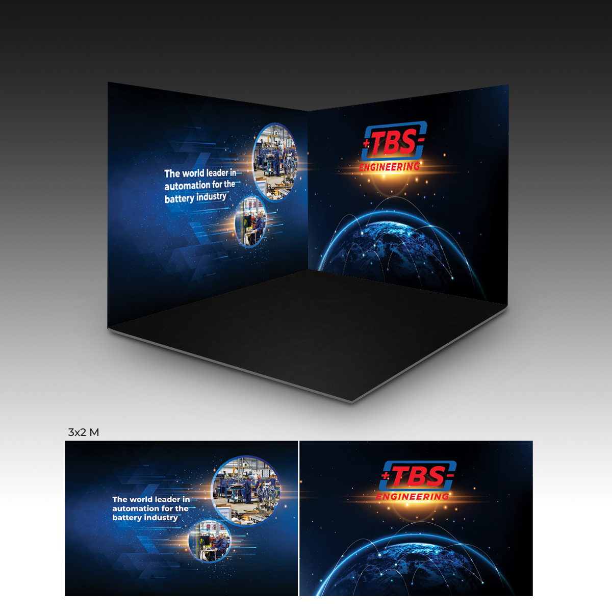 Trade Show Booth Design by Rush Advertising for this project | Design #30789273