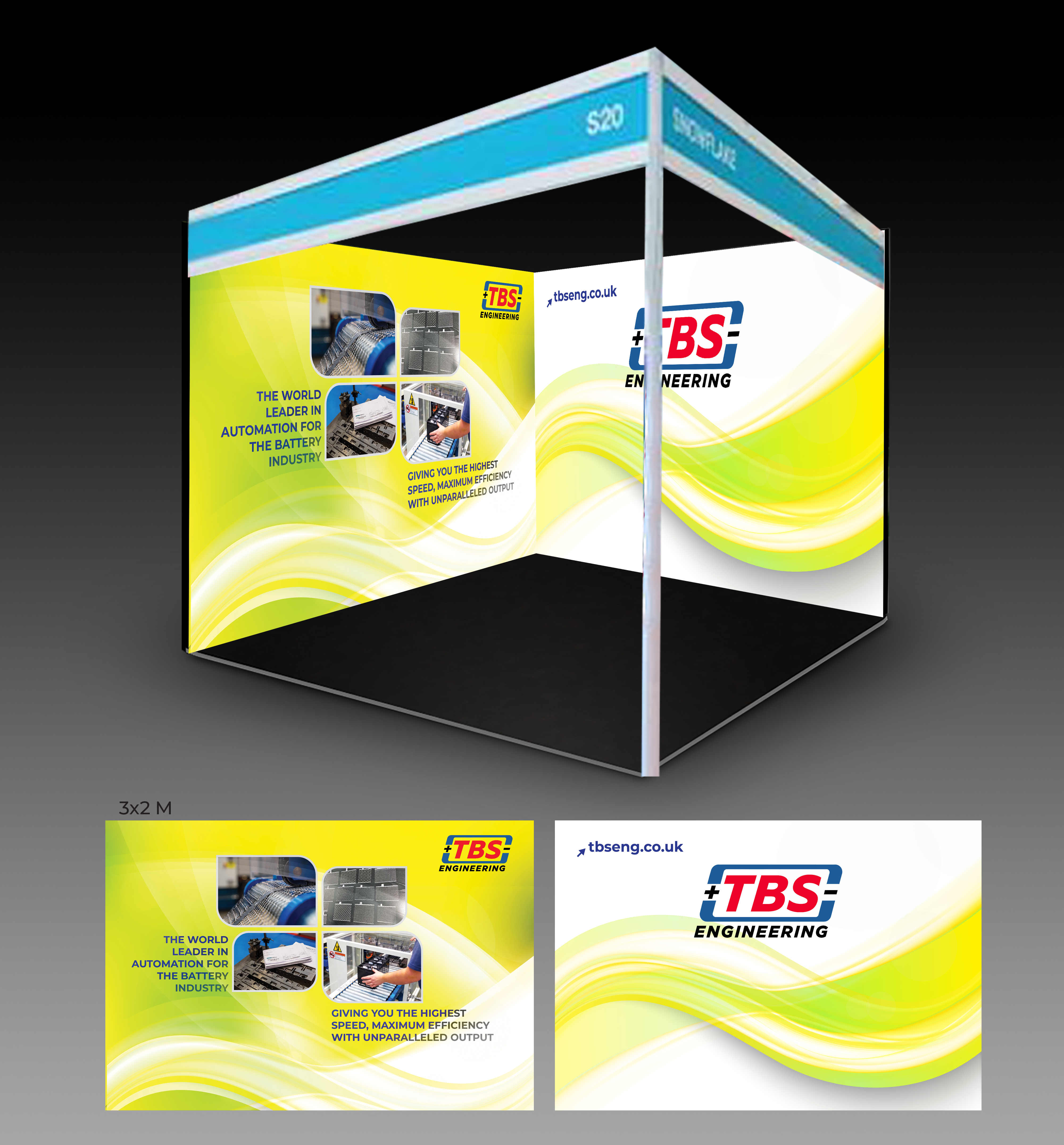 Diseño de Stand de Feria por Rush Advertising para este proyecto | Diseño #30838573